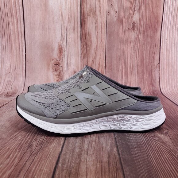New Balance Mens Size 11 D Fresh Foam 900V1 Gray Slip On Mules Shoes MA900GY - Picture 2 of 16